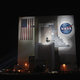 Vehicle Assembly Building in 2004, after Hurricane-force winds ripped off a significant chunk of outer paneling. Image: Wikimedia.